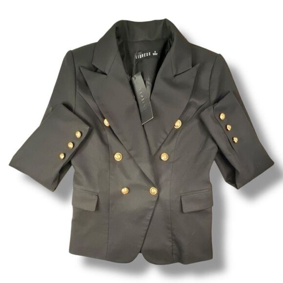 Lioness Palmero Double Breasted Blazer Jacket Size Small - Picture 2 of 6